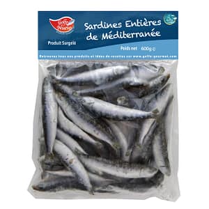 sardines entières de Méditerranée